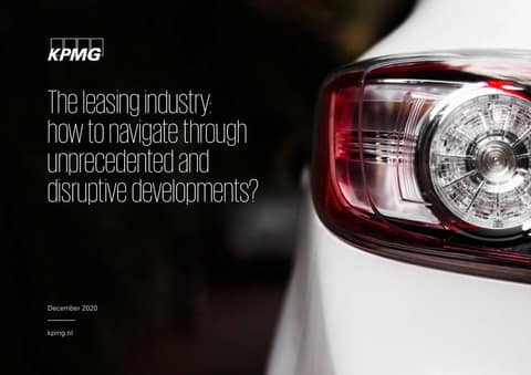 The leasing industry how to navigate through unprecedented and disruptive developments