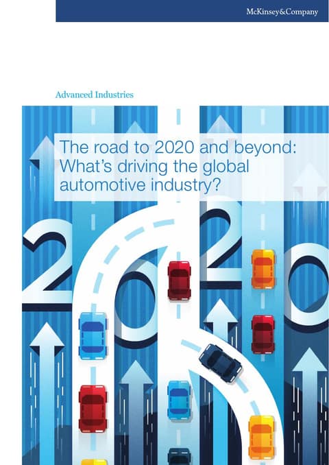 The Road to 2020 & Beyond; McKinsey